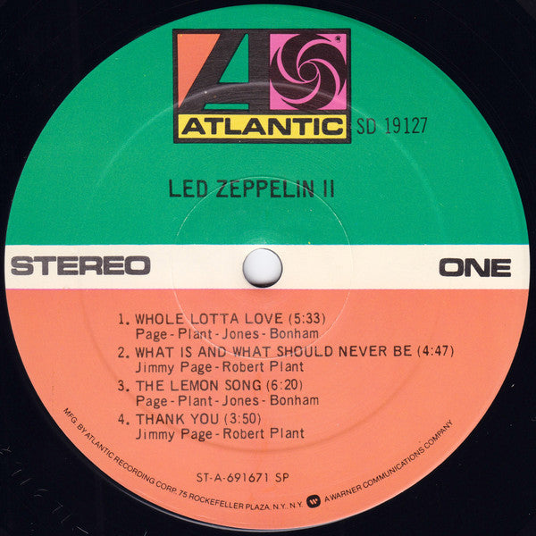 Led Zeppelin : Led Zeppelin II (LP, Album, RE)