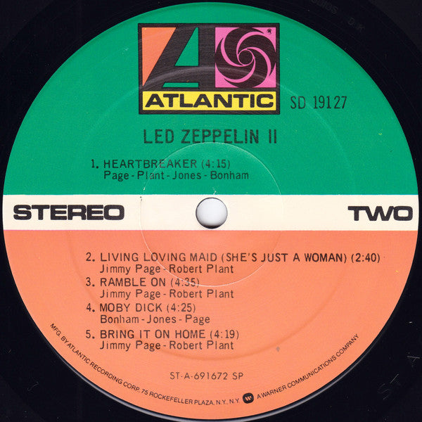Led Zeppelin : Led Zeppelin II (LP, Album, RE)