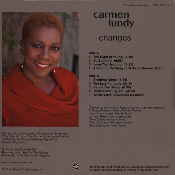Carmen Lundy : Changes (LP, Album, 180)