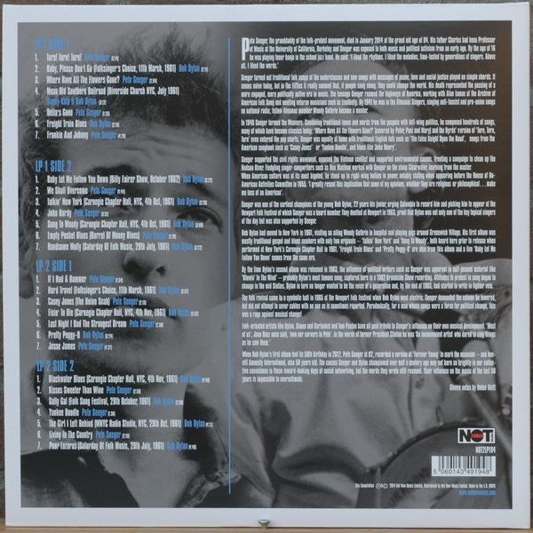 Bob Dylan Vs Pete Seeger : The Singer And The Song (2xLP, Comp, Unofficial, Blu)