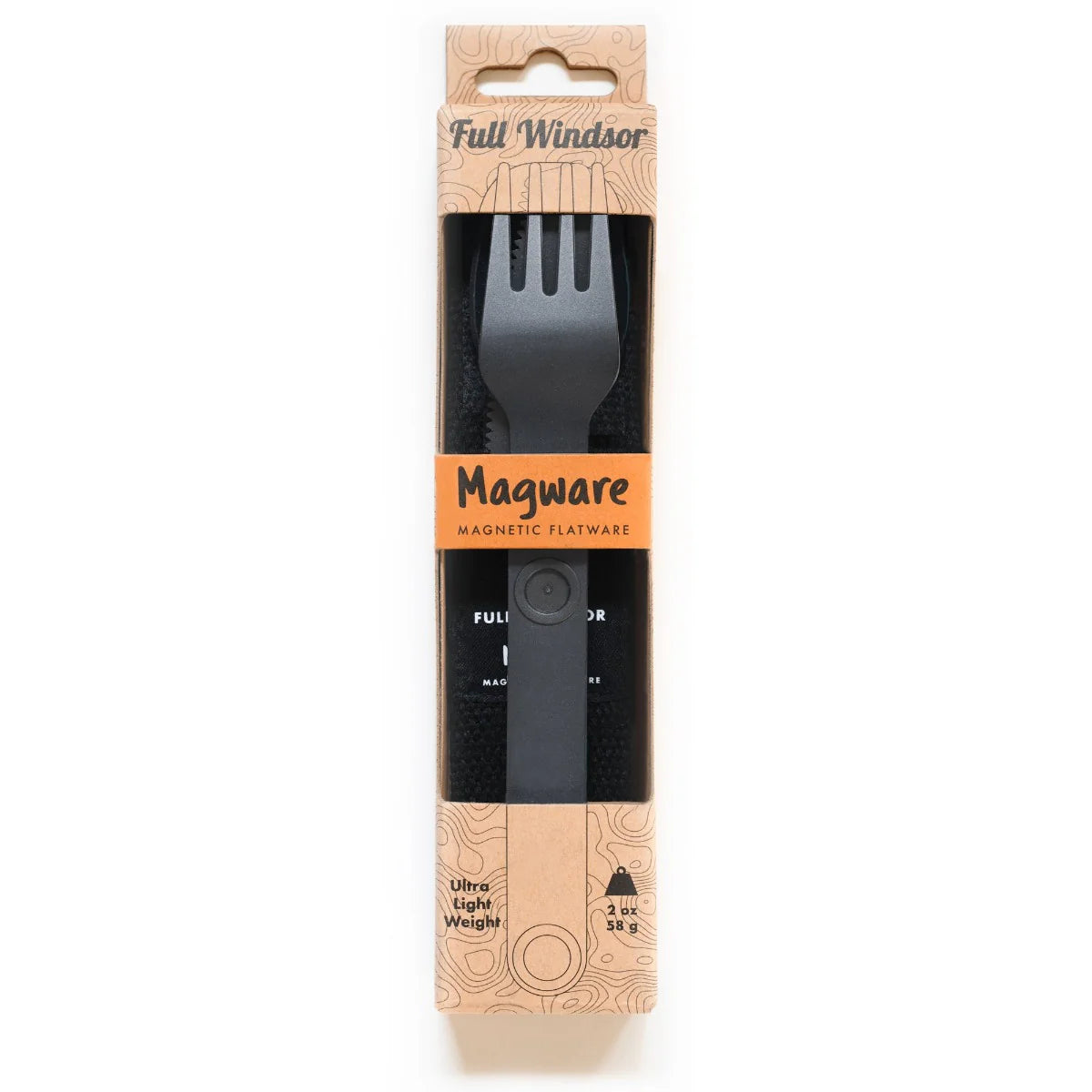 Magware - Magnetic Flatware Single Set, Black