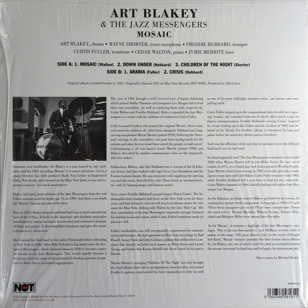 Art Blakey & The Jazz Messengers : Mosaic (LP, Album, RE, 180)