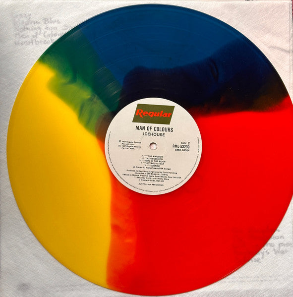 Icehouse : Man Of Colours (LP, Album, Promo, Mul)