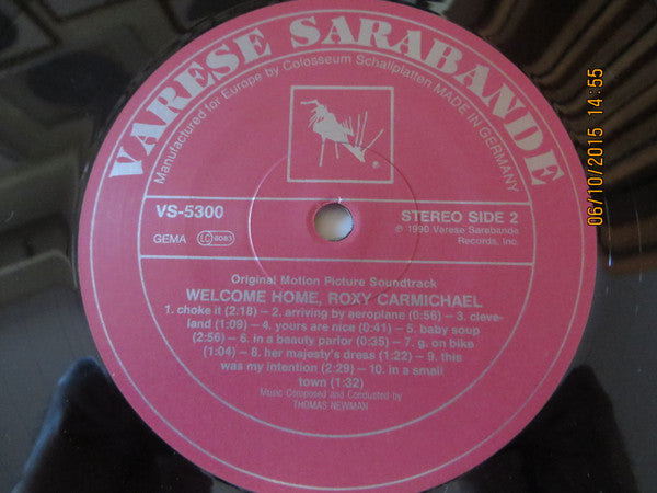 Thomas Newman : Welcome Home Roxy Carmichael (Original Motion Picture Soundtrack) (LP, Album)