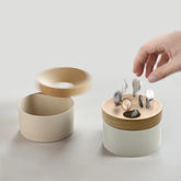 Revov Magnetic Rotating Coin Storage, White | Mordeco - Wake Concept Store