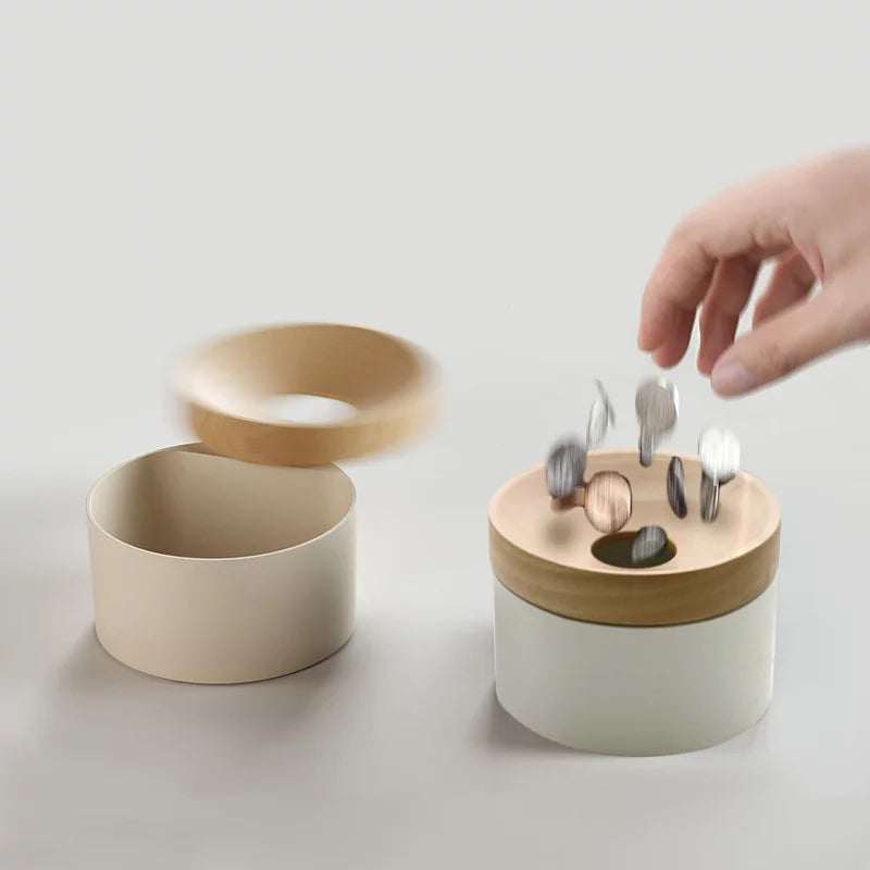 Revov Magnetic Rotating Coin Storage, White | Mordeco - Wake Concept Store