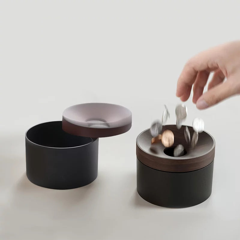 Revov Magnetic Rotating Coin Storage, Black | Mordeco - Wake Concept Store
