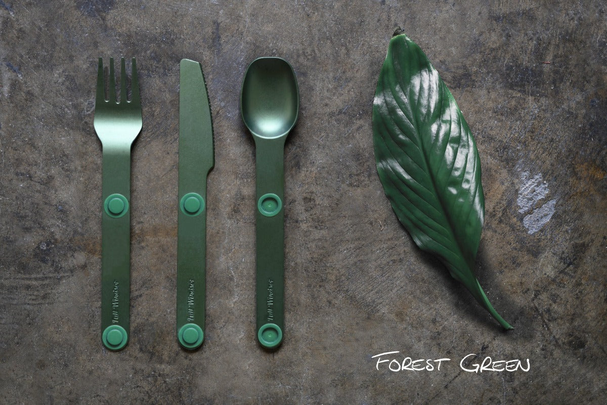 Magware - Magnetic Flatware Single Set, Green