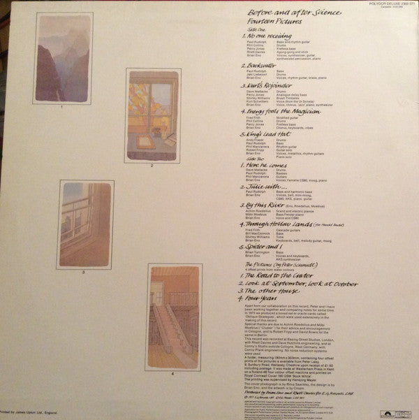 Brian Eno : Before And After Science (LP, Album, RP)