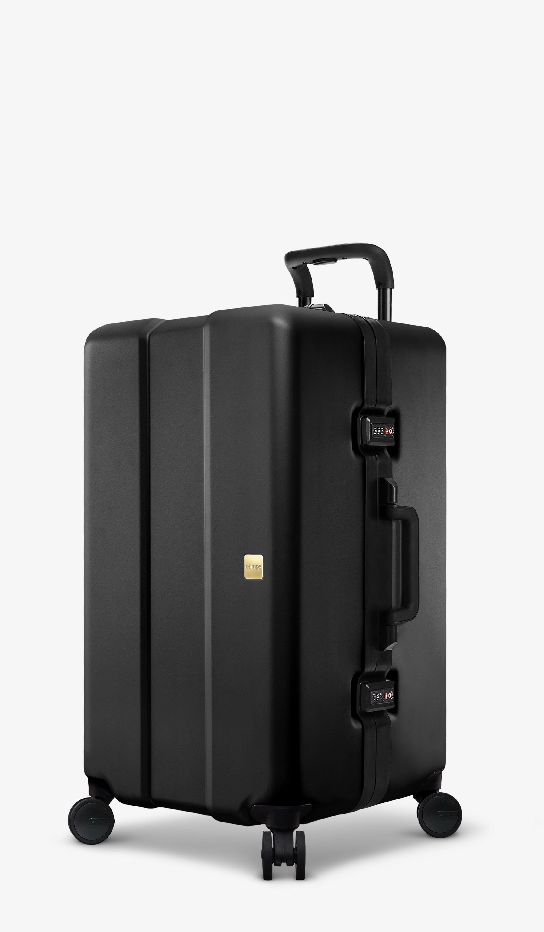 OUMOS 30" Trunk Luggage, Double Black 99L