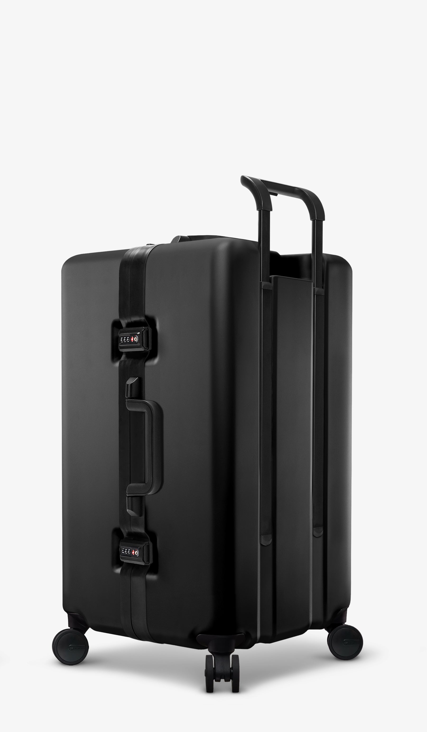 OUMOS 30" Trunk Luggage, Double Black 99L