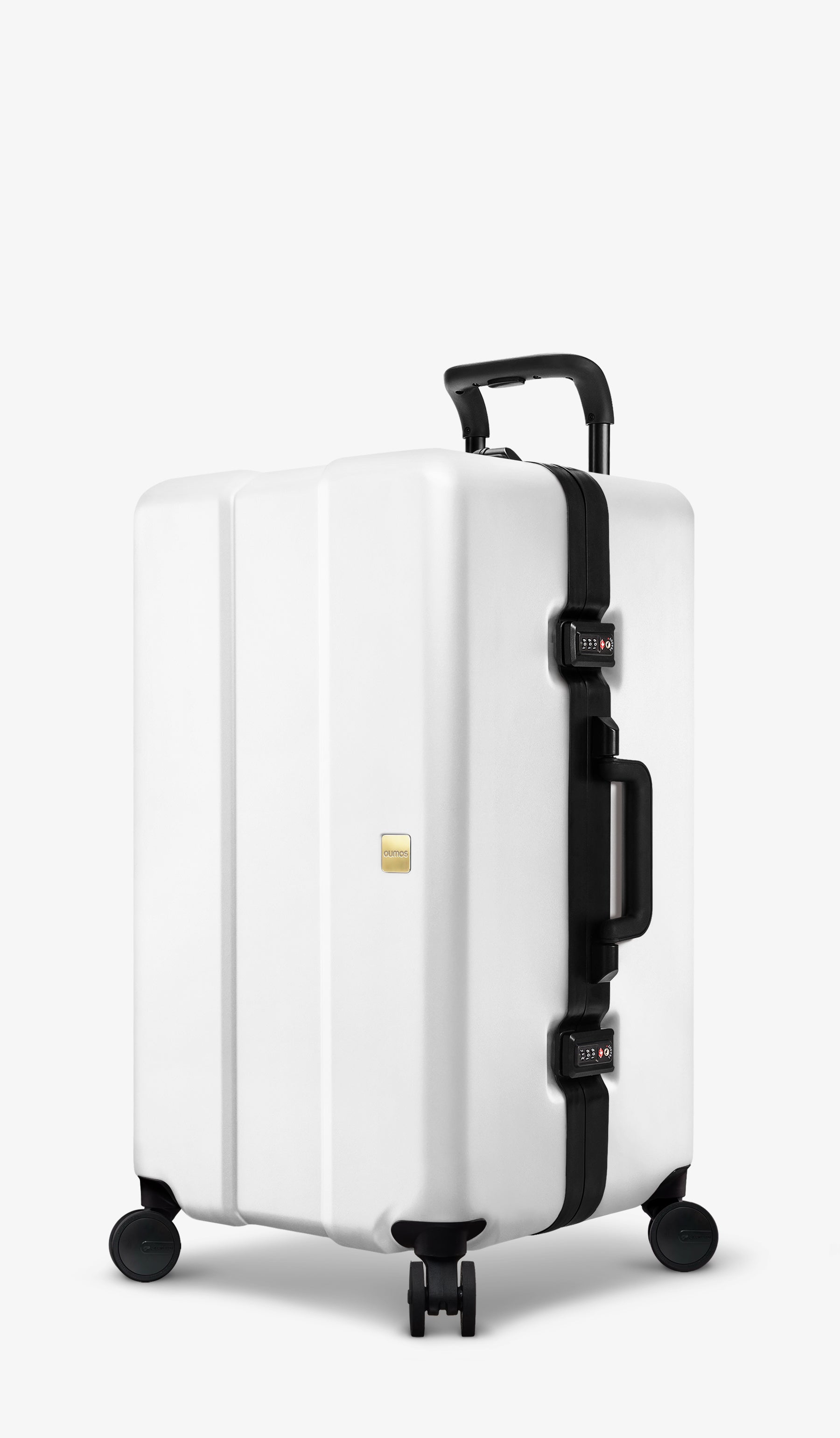OUMOS 30" Trunk Luggage, Double White 99L