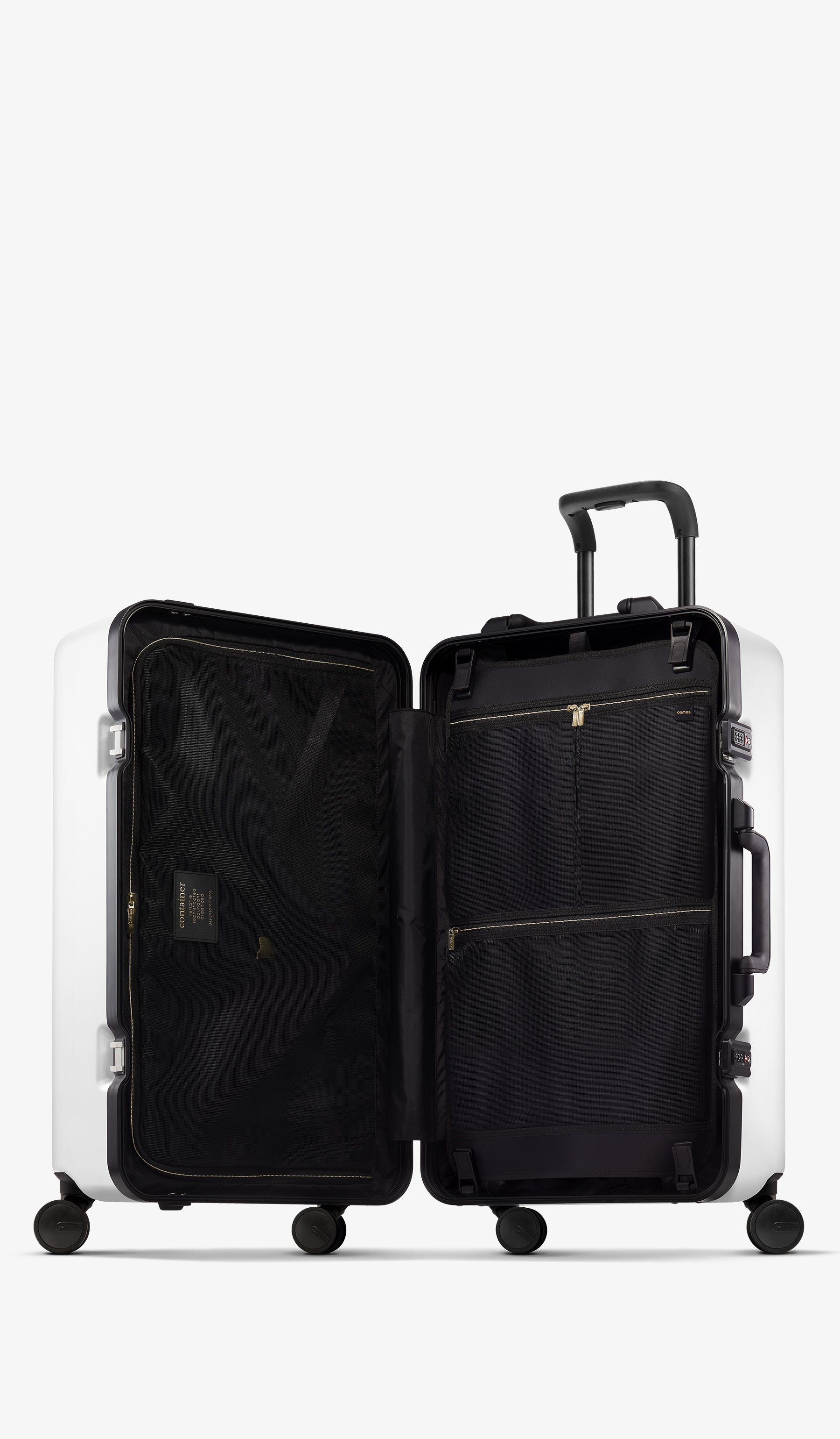 OUMOS 30" Trunk Luggage, Double White 99L