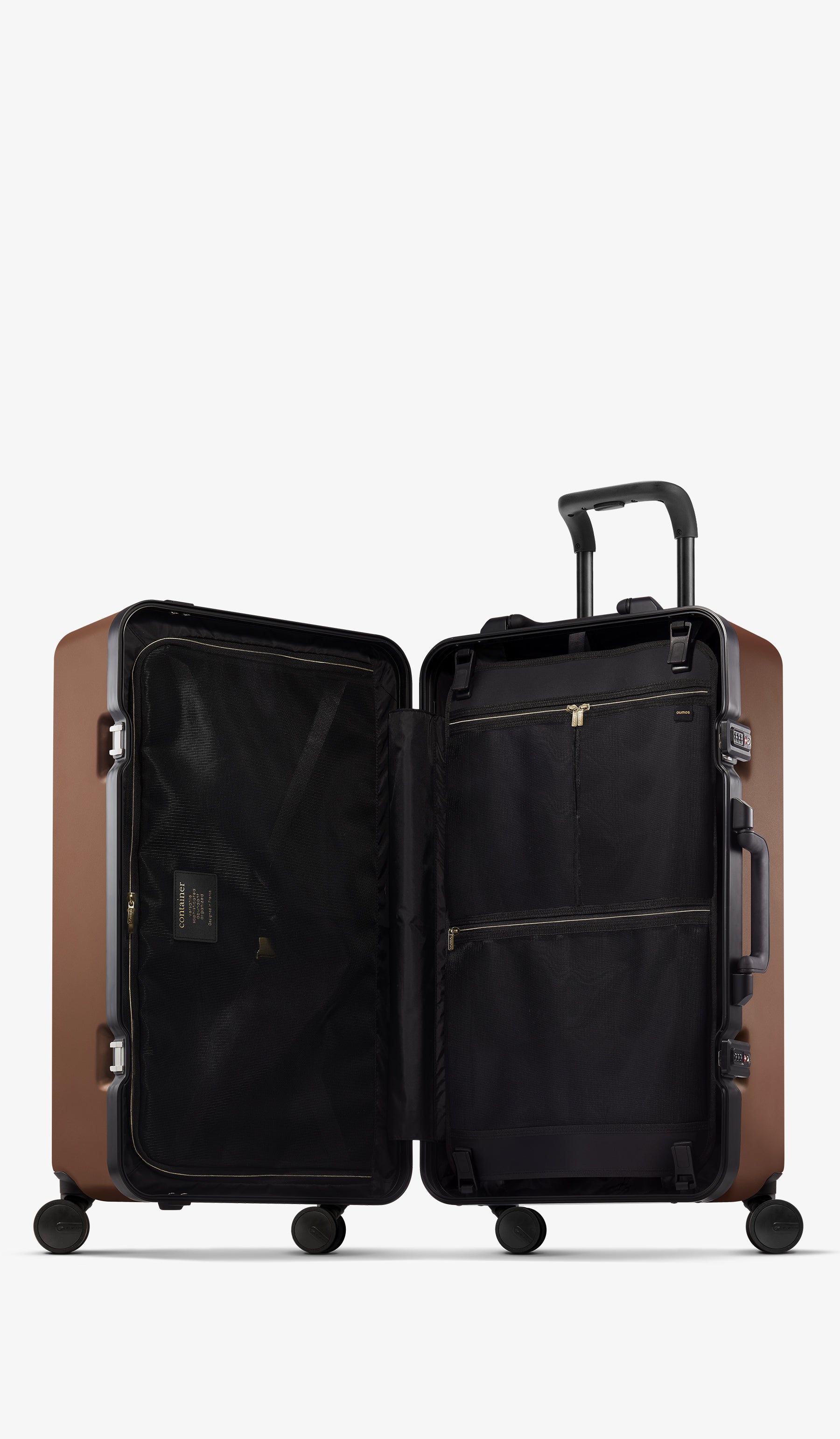 OUMOS 30" Trunk Luggage, Golden Bronze 99L