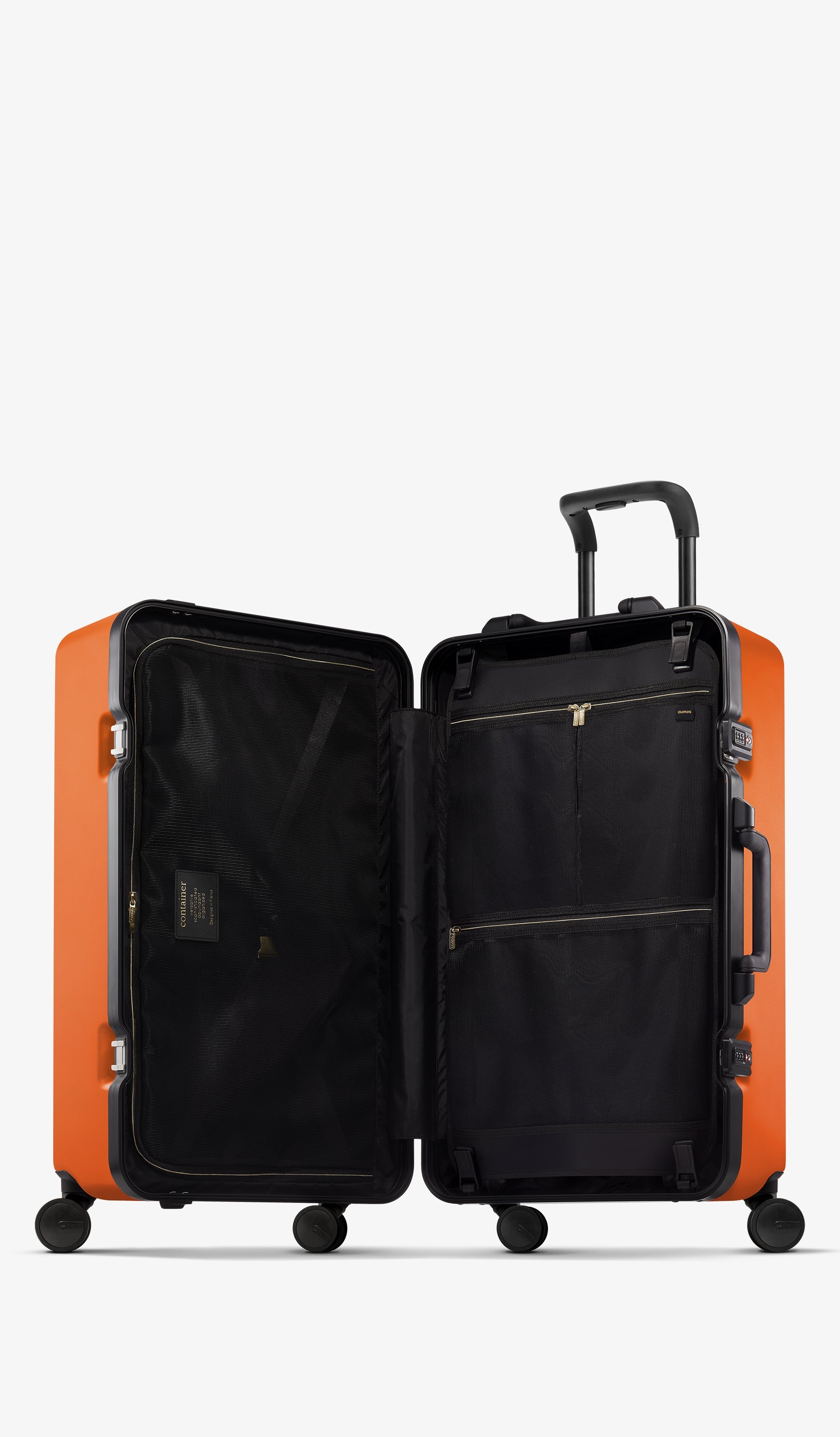 OUMOS 30" Trunk Luggage, Orange Clémentine 99L