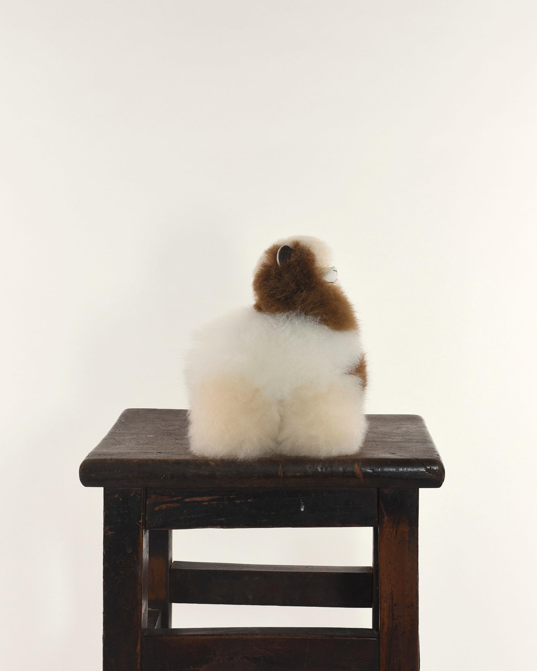 The Mega Mini 18cm Baby Alpaca Plush Toy, Tri-Color