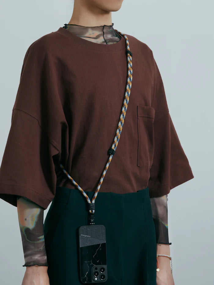 Yoggle Click Crossbody Phone Strap, Yellow Brown | M.Craftsman - Wake Concept Store