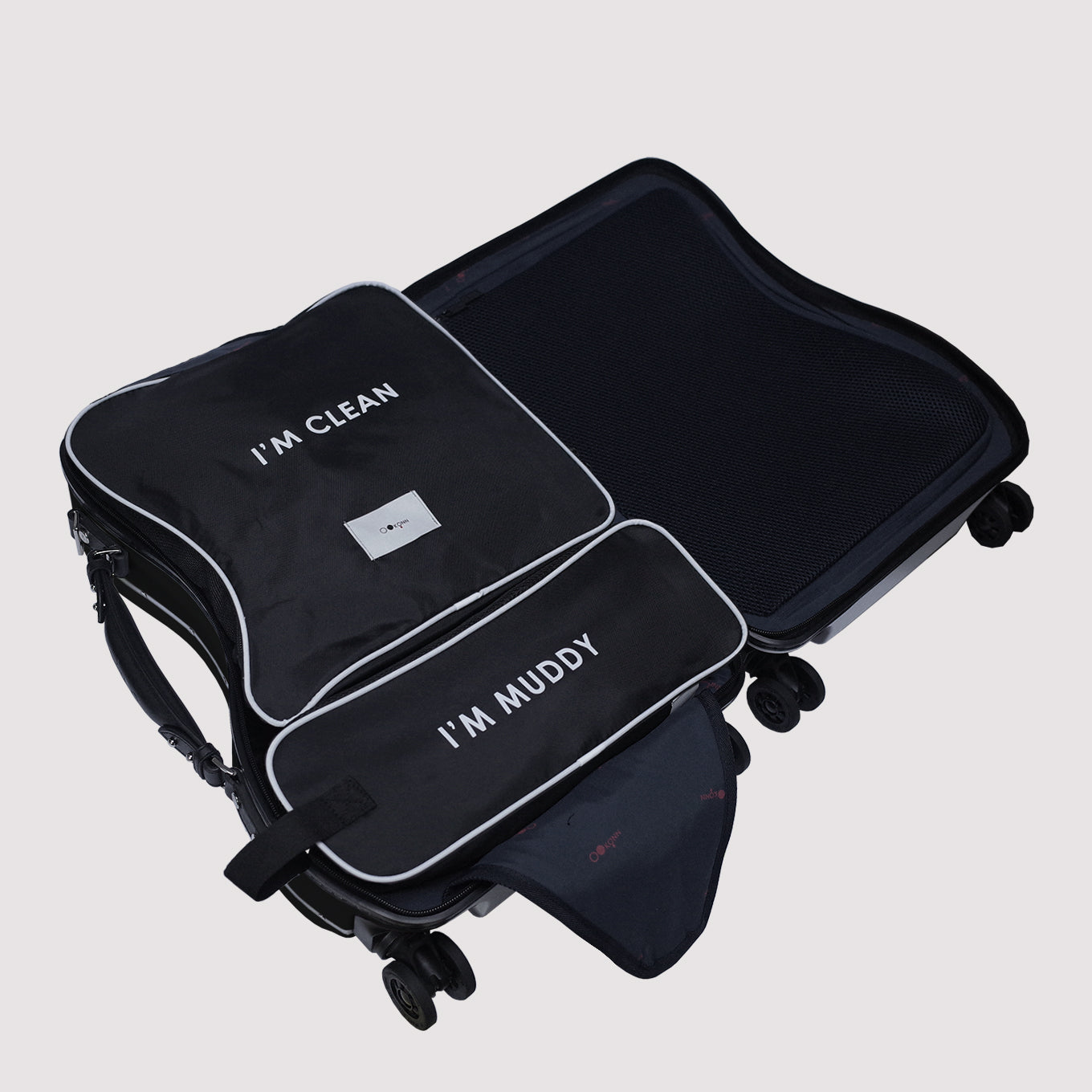 OOKONN Curve 20" Carry-on Luggage, Stud