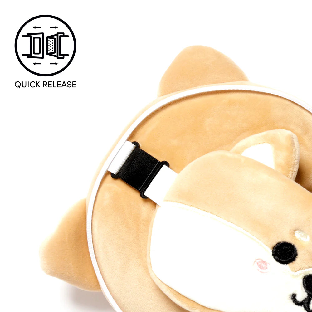 Shiba Inu Dog Travel Pillow Set