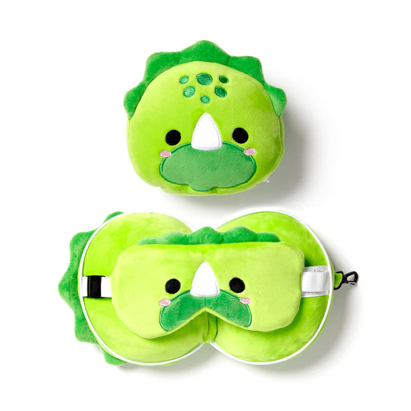 Huck the Dinosaur Travel Pillow Set