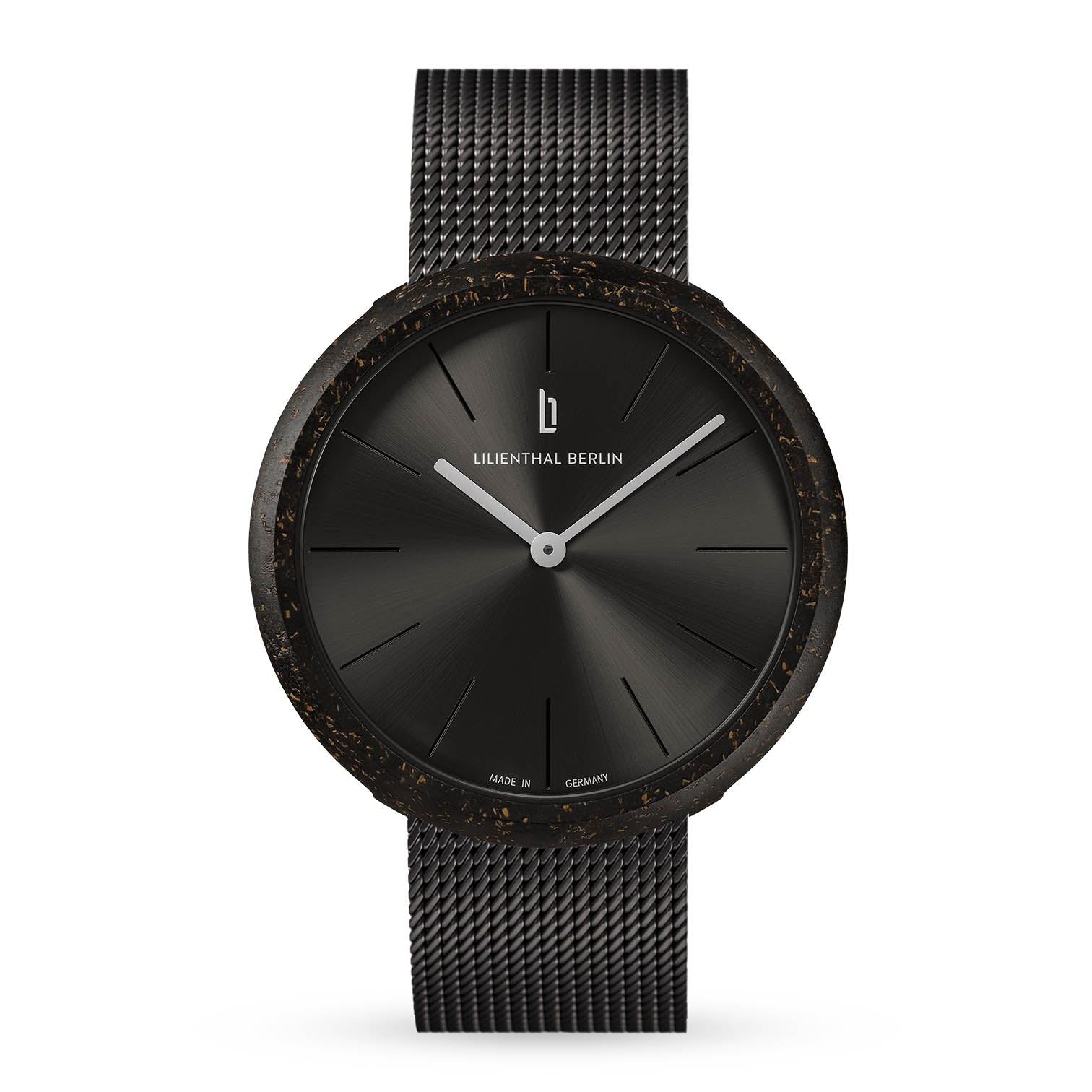 Coffee Watch, Espresso/ Black Mesh Strap