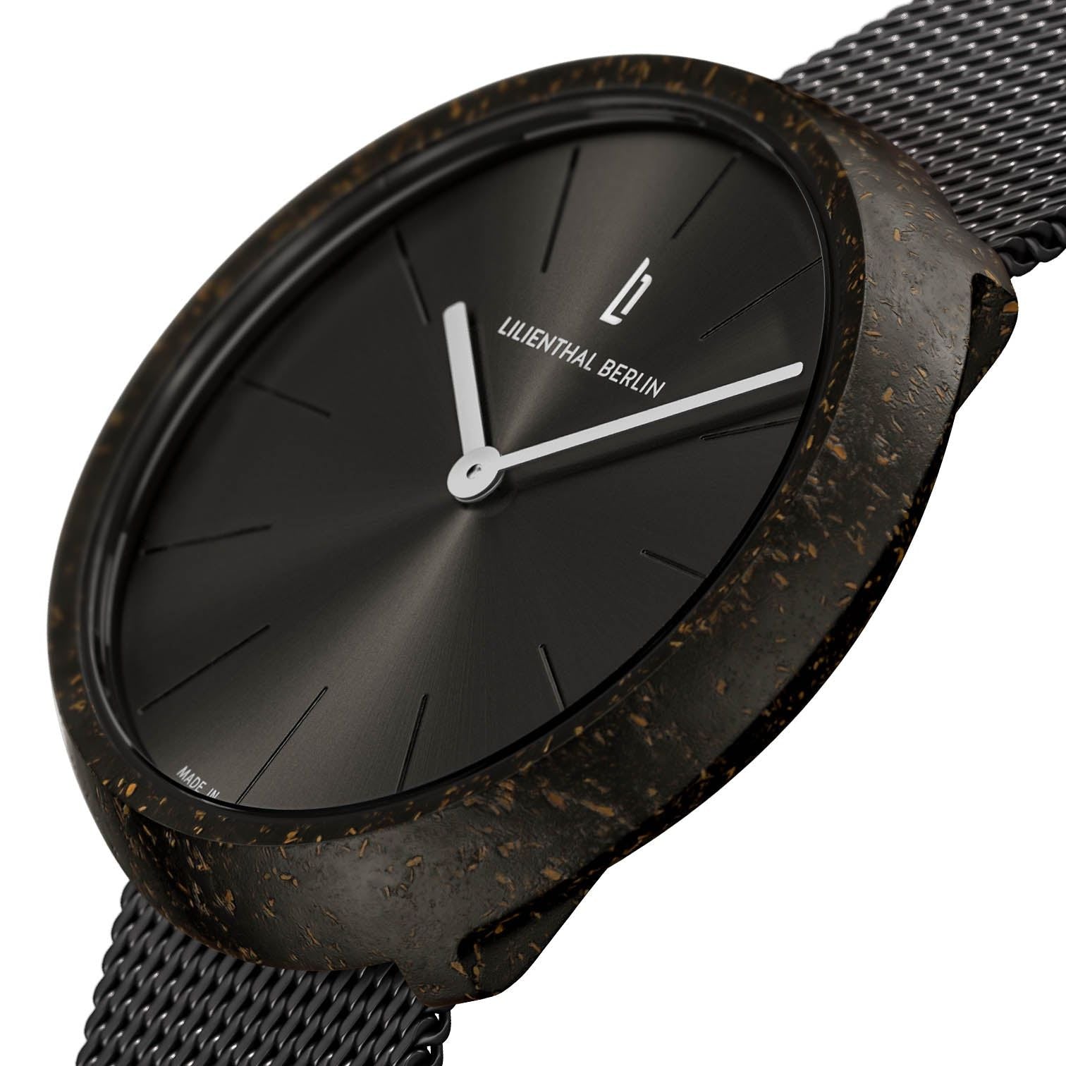 Coffee Watch, Espresso/ Black Mesh Strap