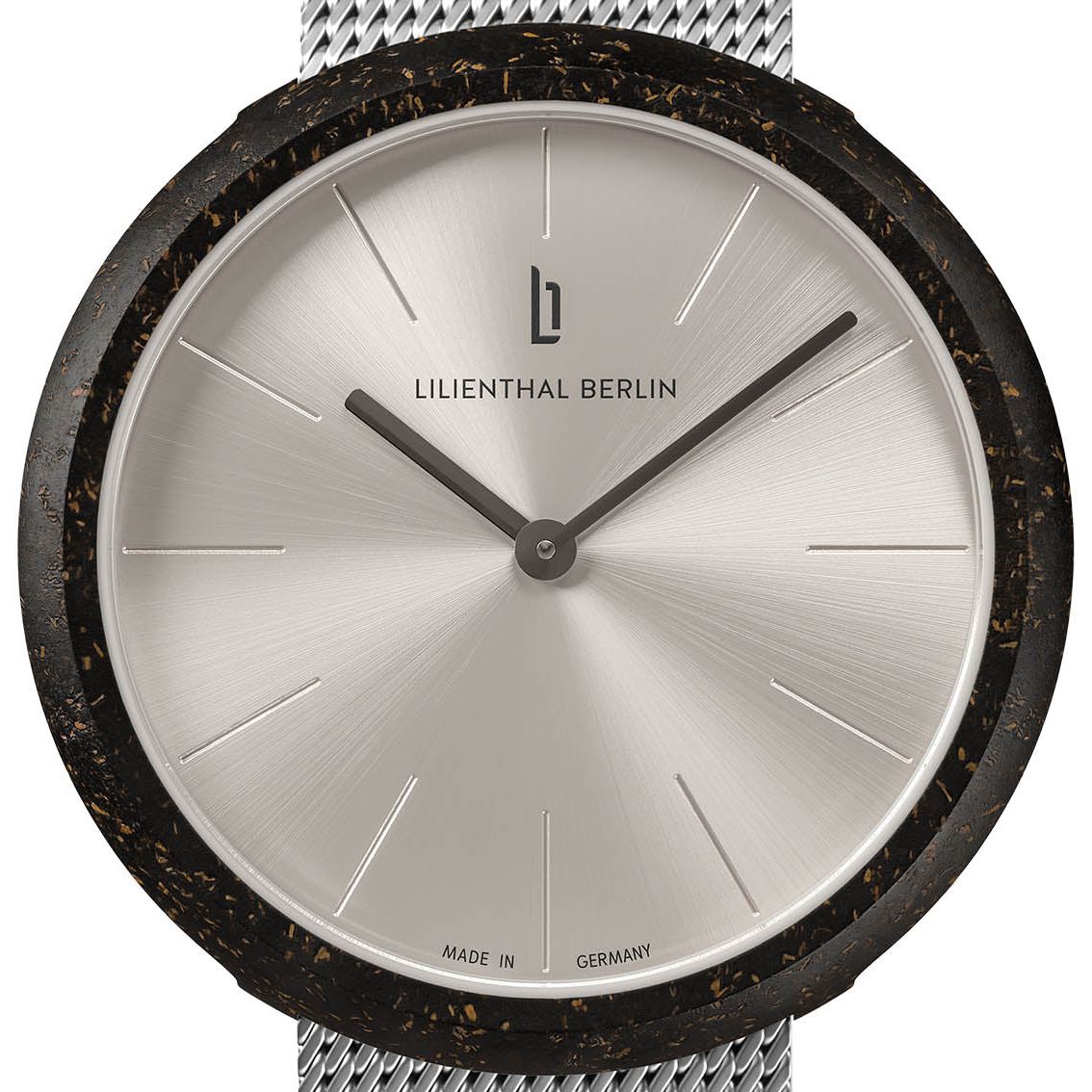 Coffee Watch, Latte/ Silver Mesh Strap