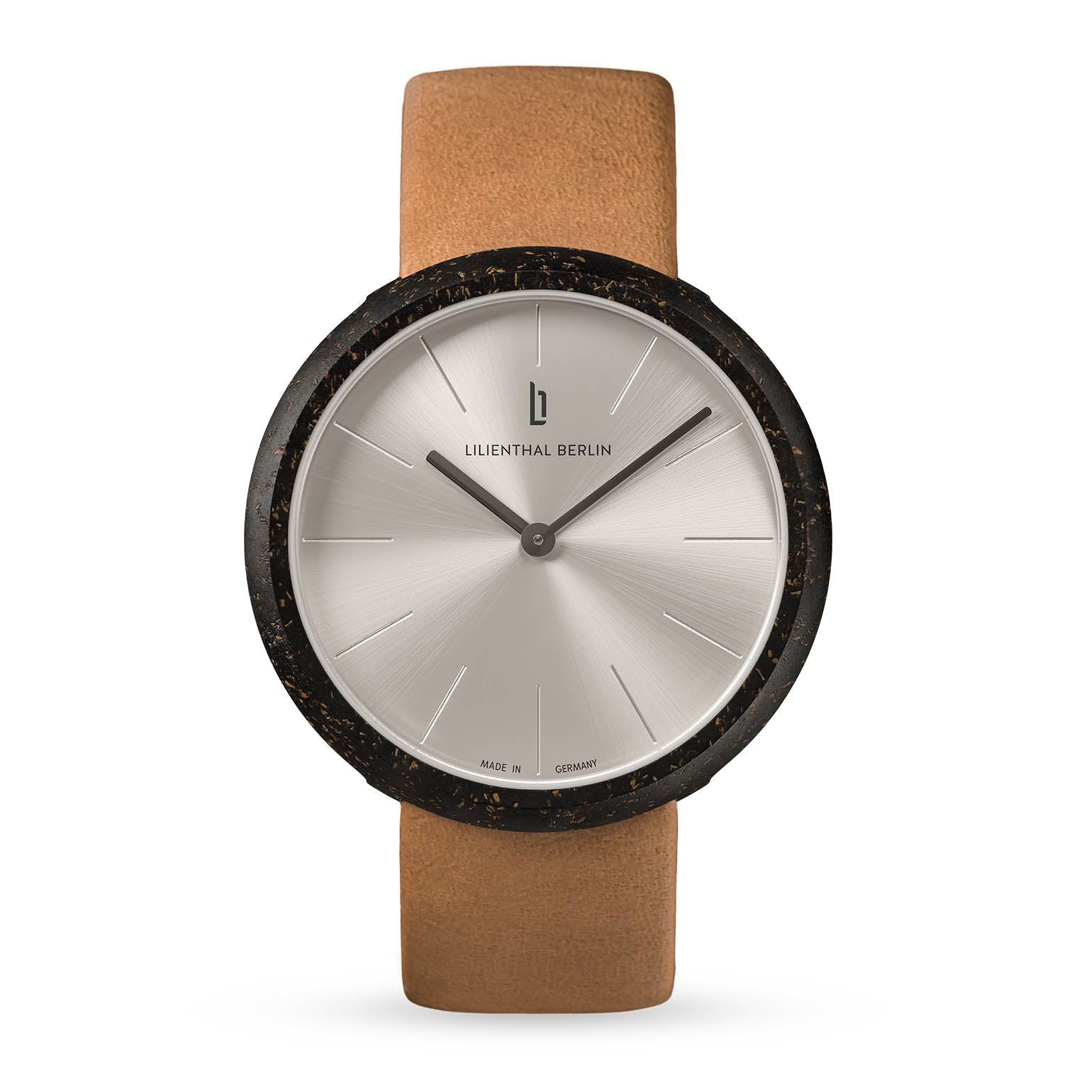 Coffee Watch, Latte/ Light Brown Leather Strap