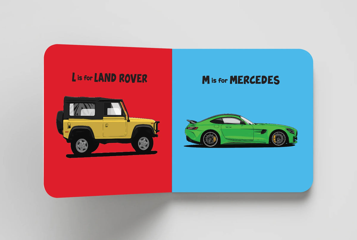 ABCs of Cars - Alphabet for the Future Car Enthusiast | Diaper Book Club - Wake Concept Store