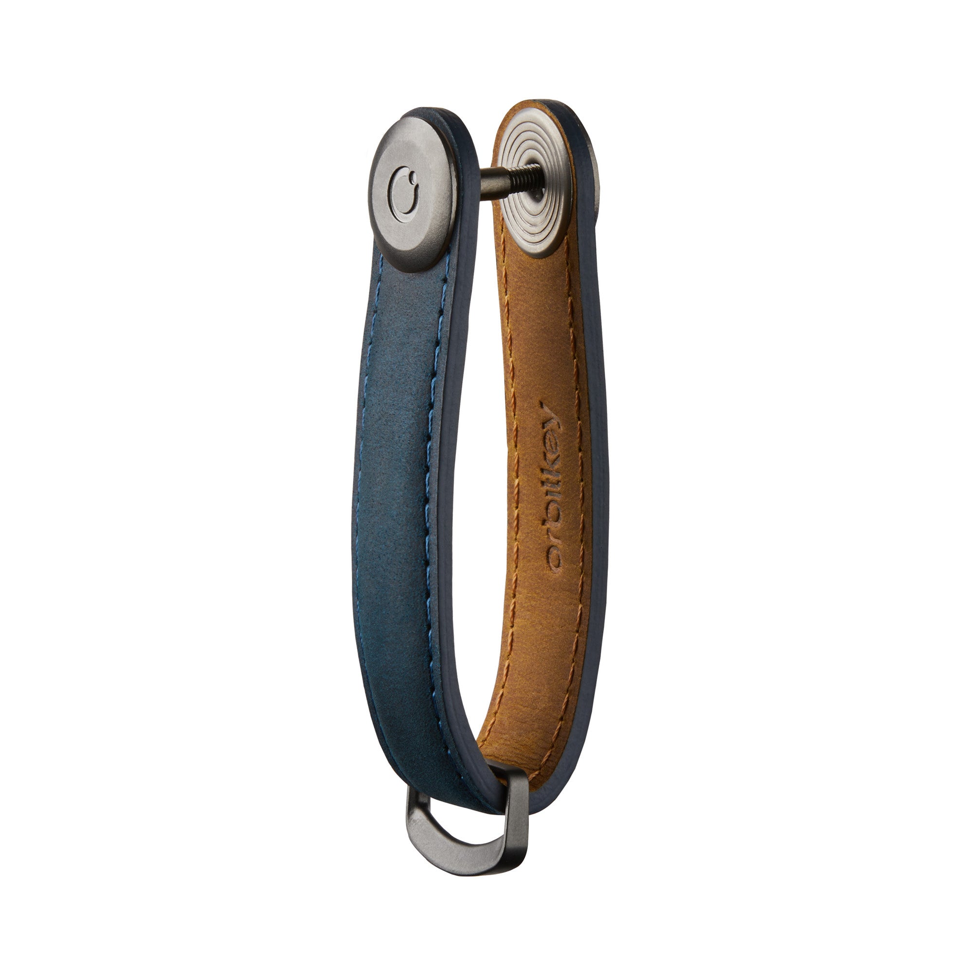 Crazy Horse Leather Key Organiser, Marine Blue/Blue | Orbitkey - Wake Concept Store