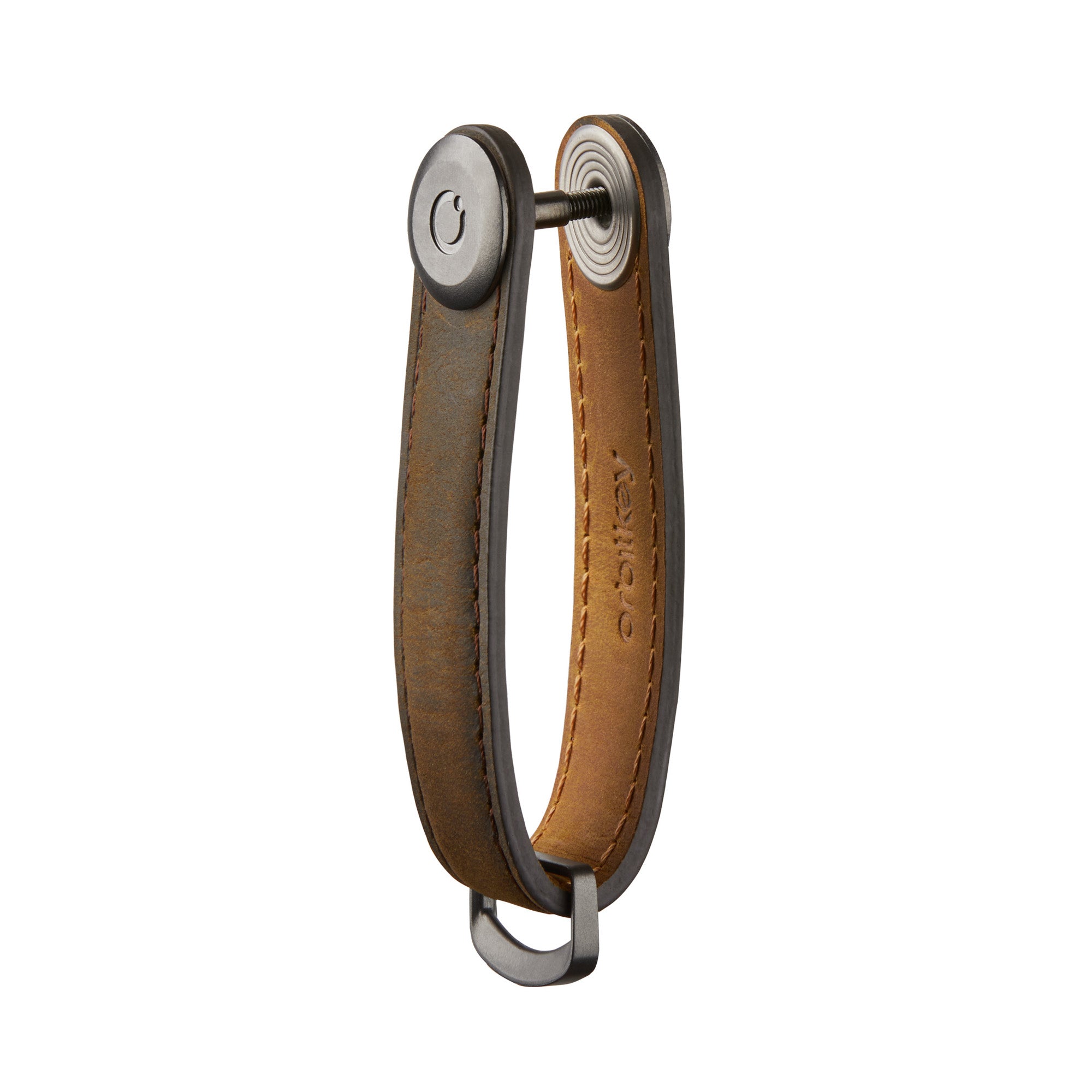 Crazy Horse Leather Key Organiser, Oak Brown/Brown | Orbitkey - Wake Concept Store
