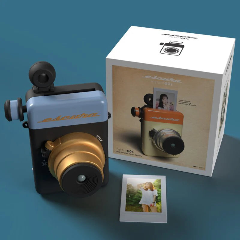 Escura Instant 60s Camera with External Flash