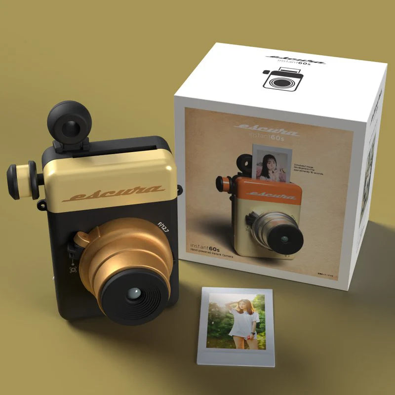 Escura Instant 60s Camera with External Flash