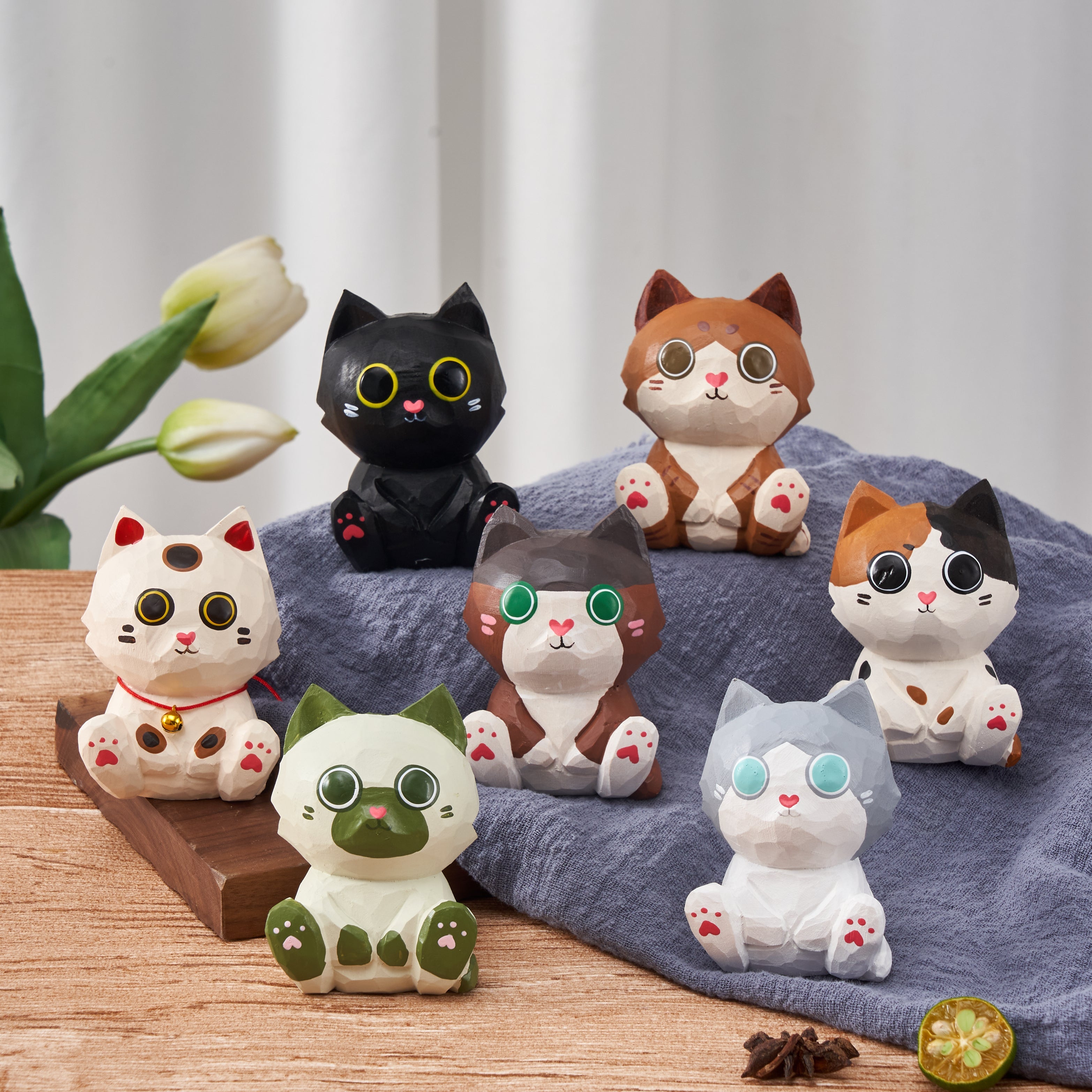 Momo Cat Family and Friends
