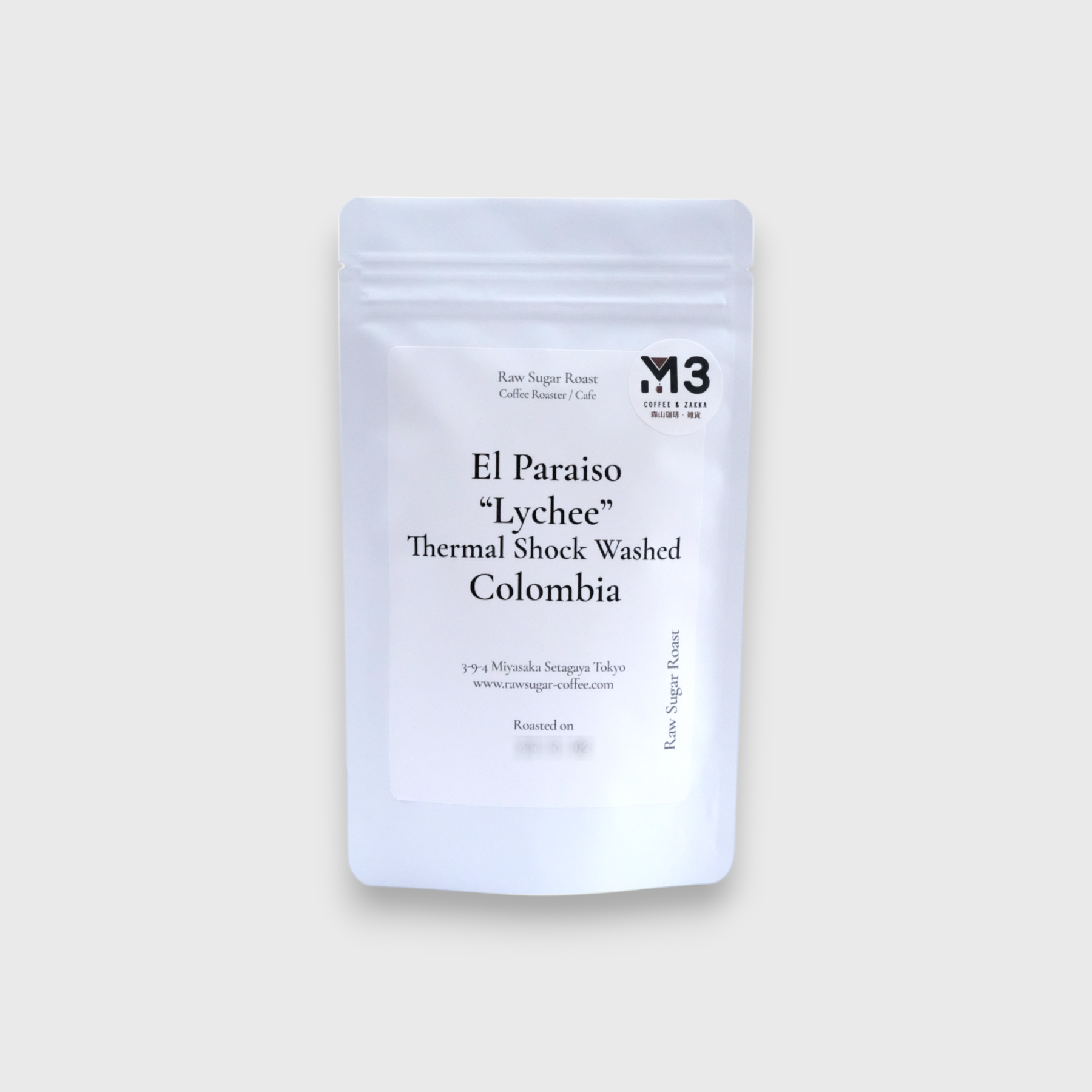 Raw Sugar Roast COLOMBIA El Paraiso -Lychee-