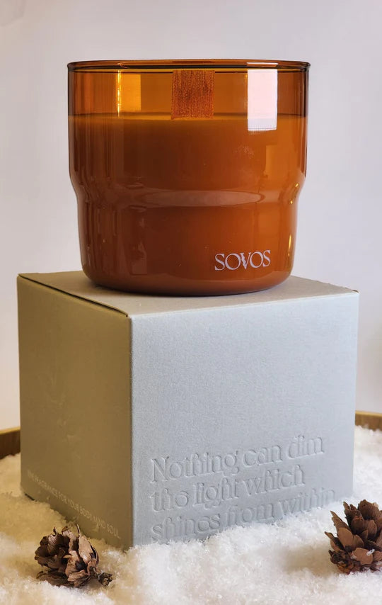Fireplace Scented Candle in Borosilicate Glass | Sovos - Wake Concept Store