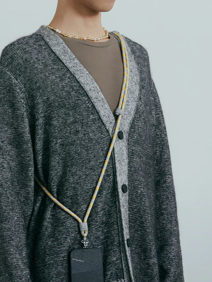 Yoggle Click Crossbody Phone Strap, Yellow Grey | M.Craftsman - Wake Concept Store