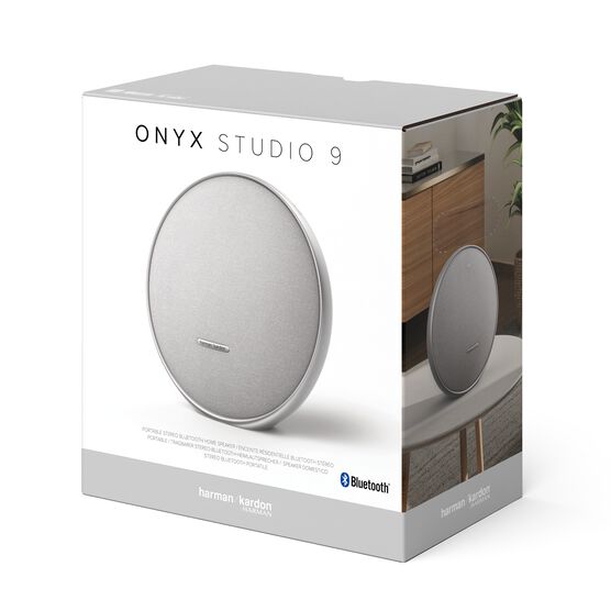 Onyx Studio 9 Portable Stereo Bluetooth Speaker, Grey