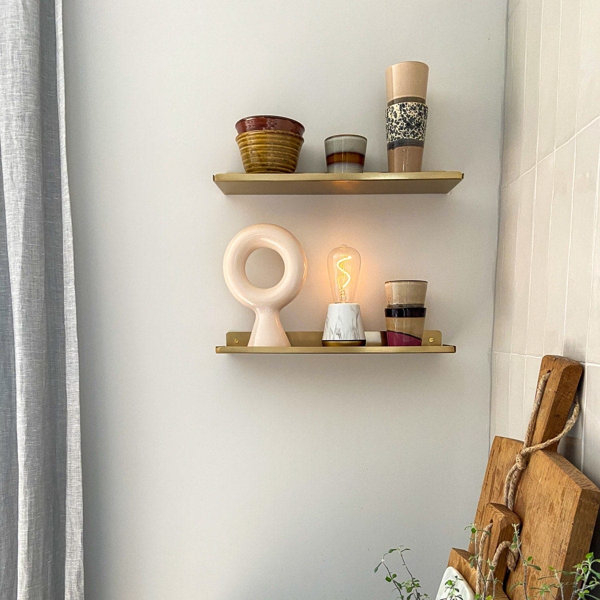 One White Marble Cordless Table Lamp | Humble - Wake Concept Store