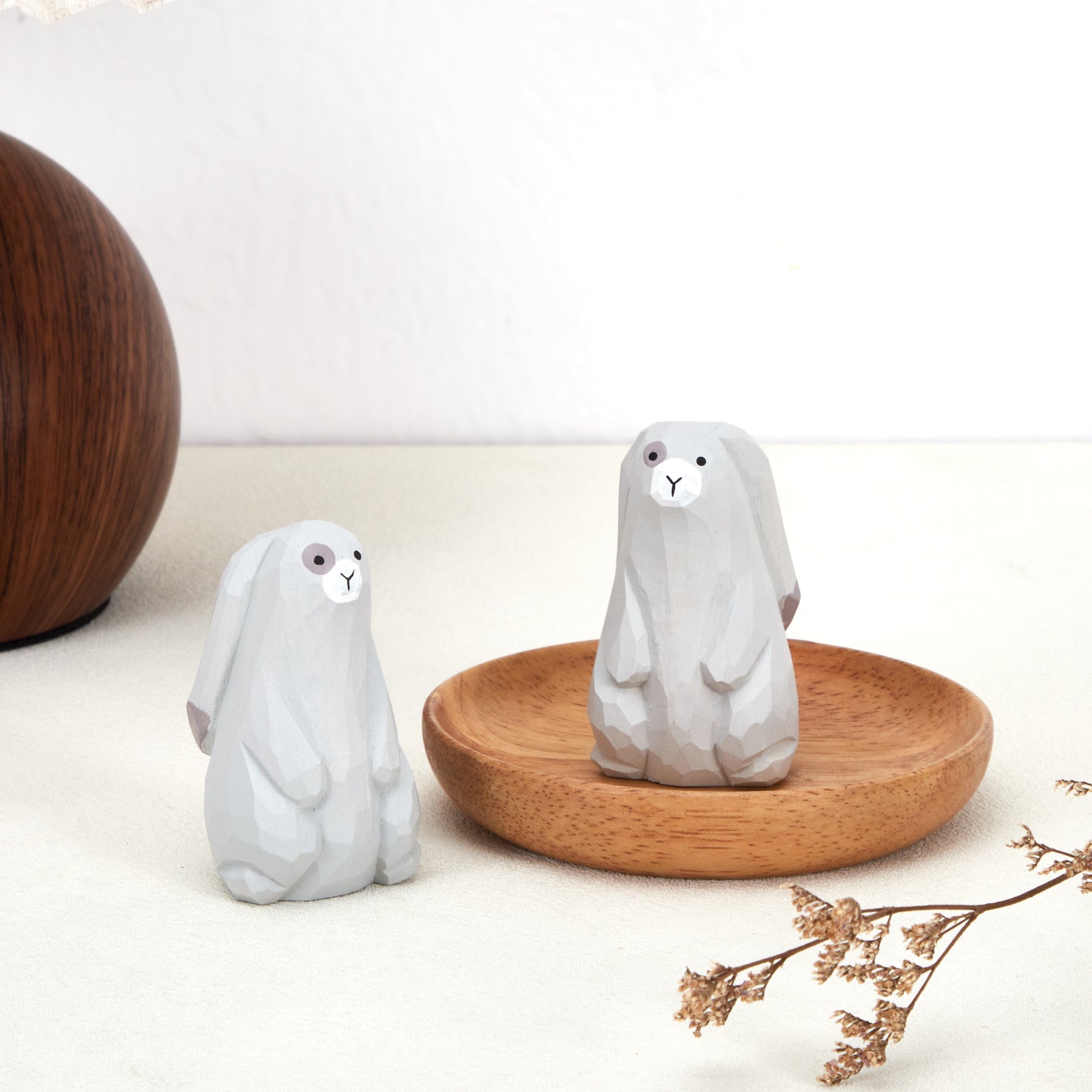Piri Piri Carved Wooden Japanese Hare