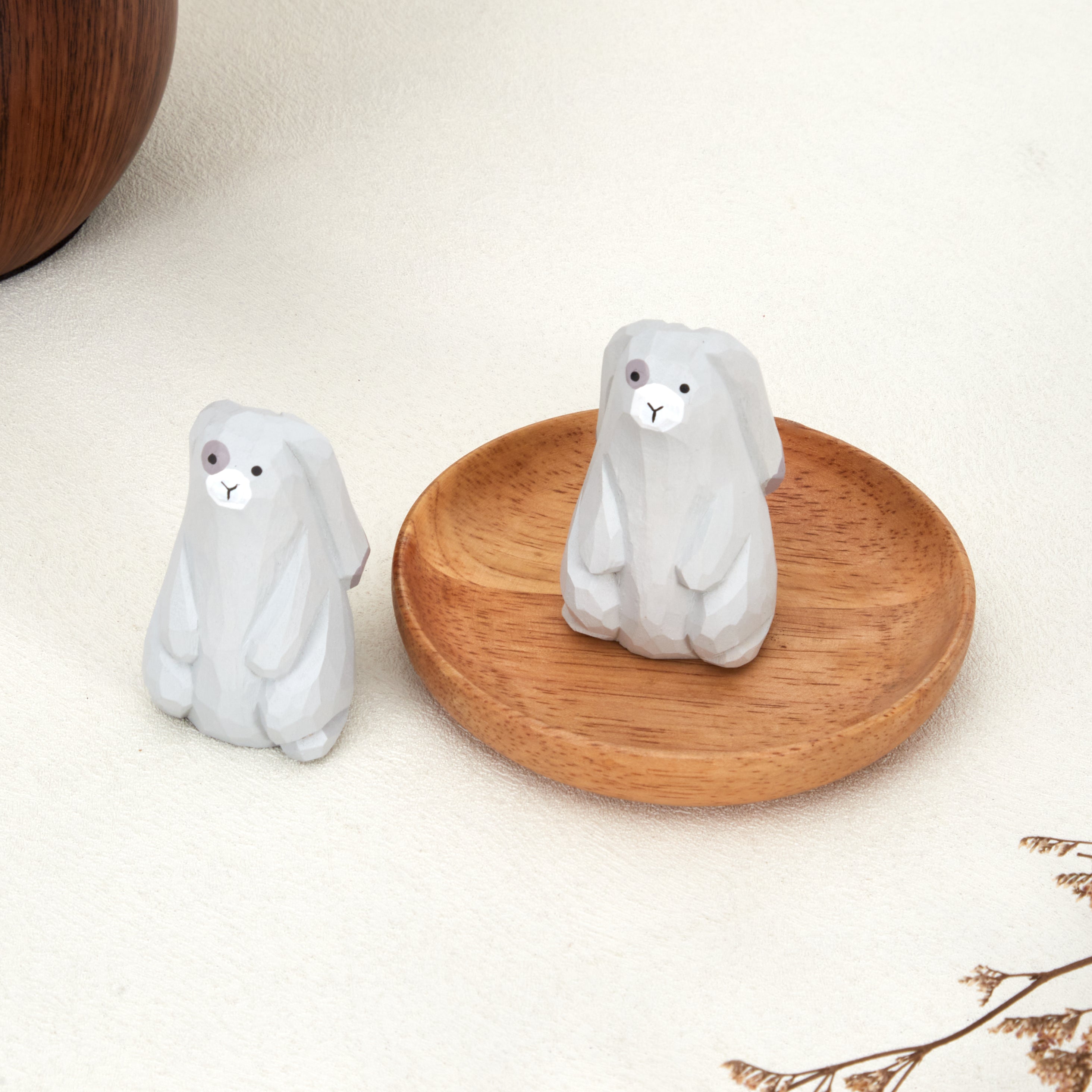 Piri Piri Carved Wooden Japanese Hare
