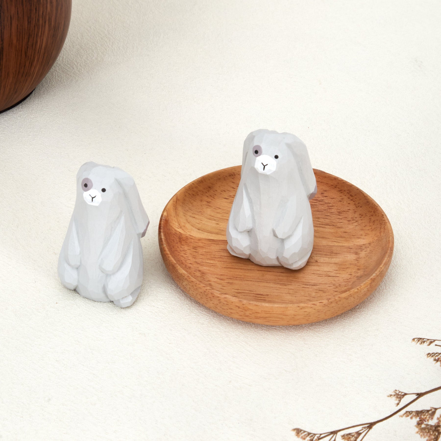 Piri Piri Carved Wooden Japanese Hare
