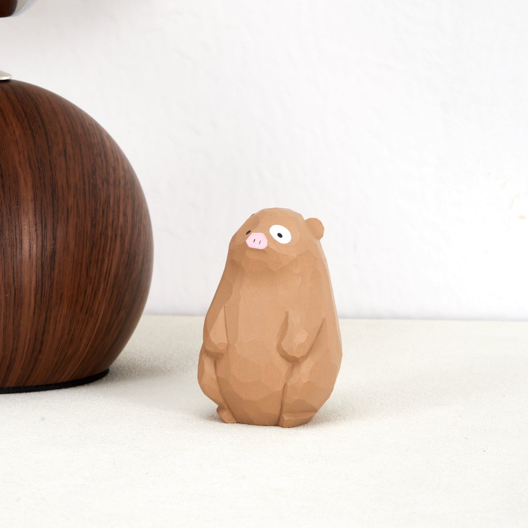 Piri Piri Carved Wooden Wildboar