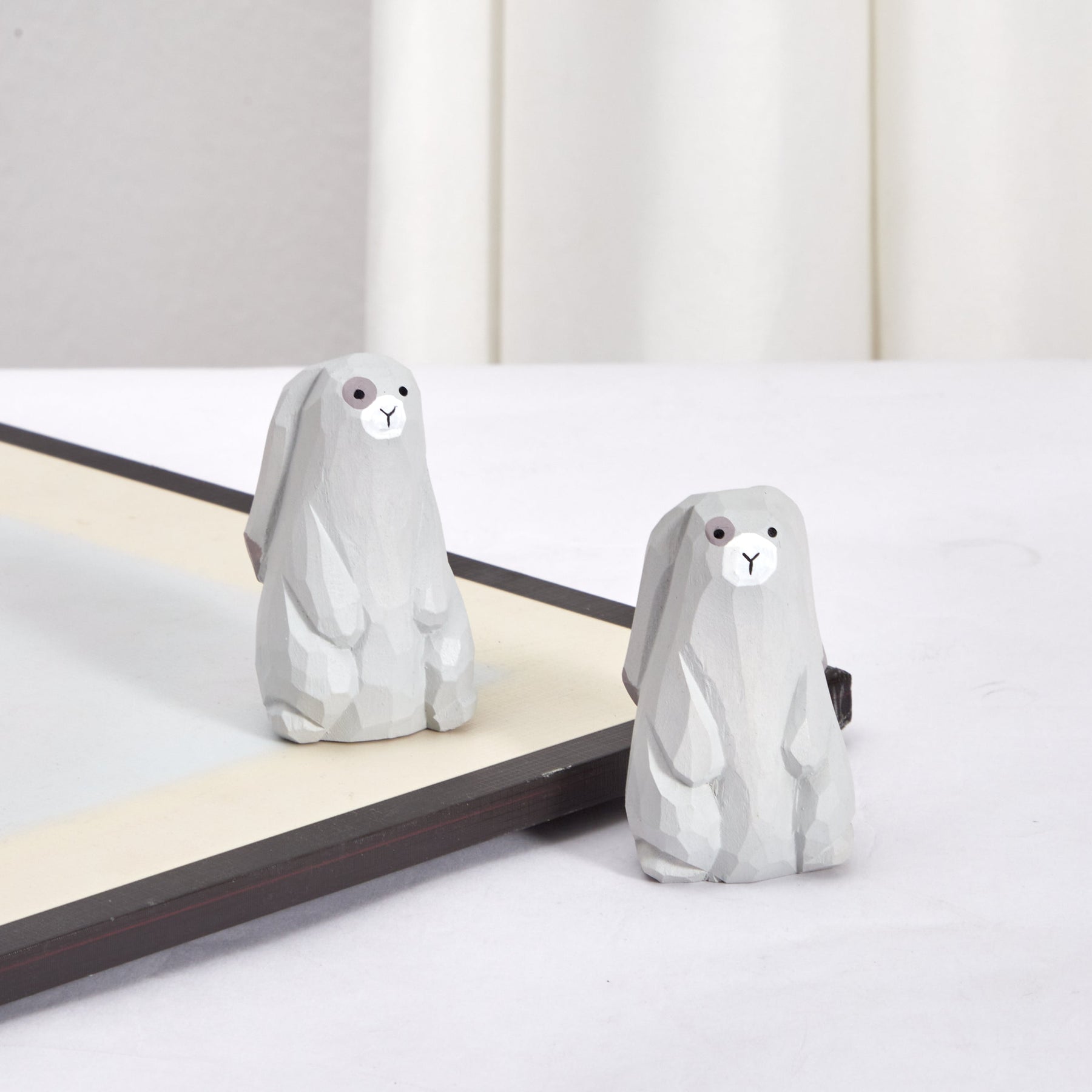 Piri Piri Carved Wooden Japanese Hare