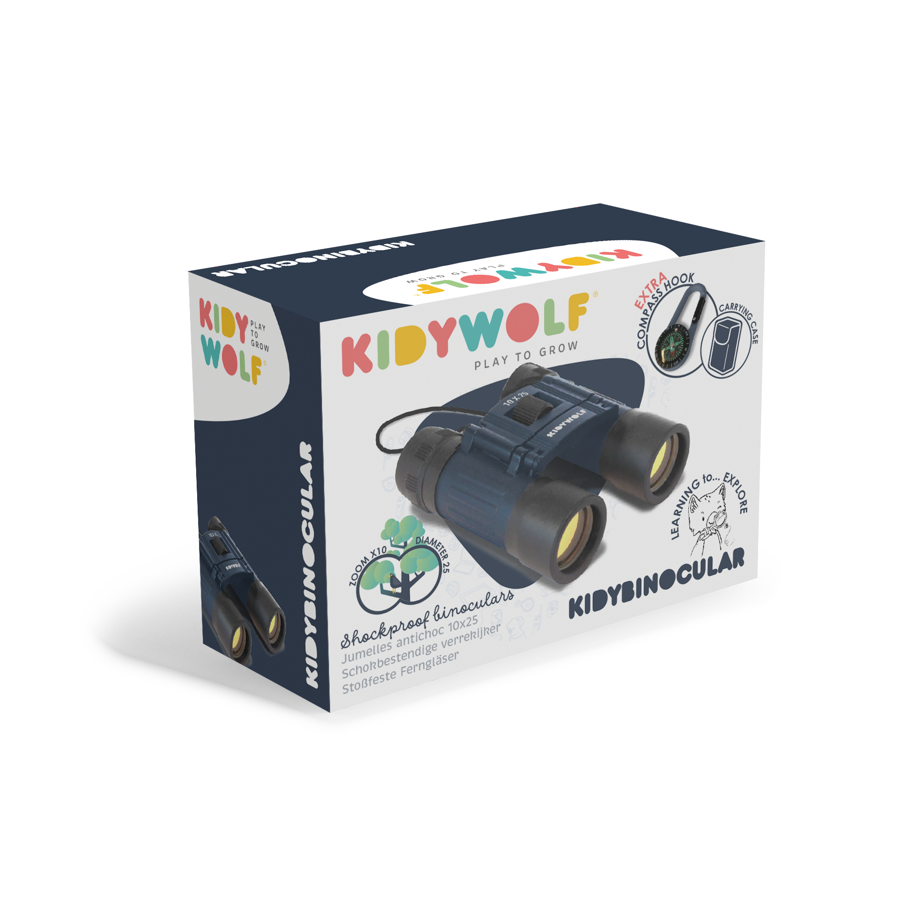 Kidybinoculars Binoculars 10x25