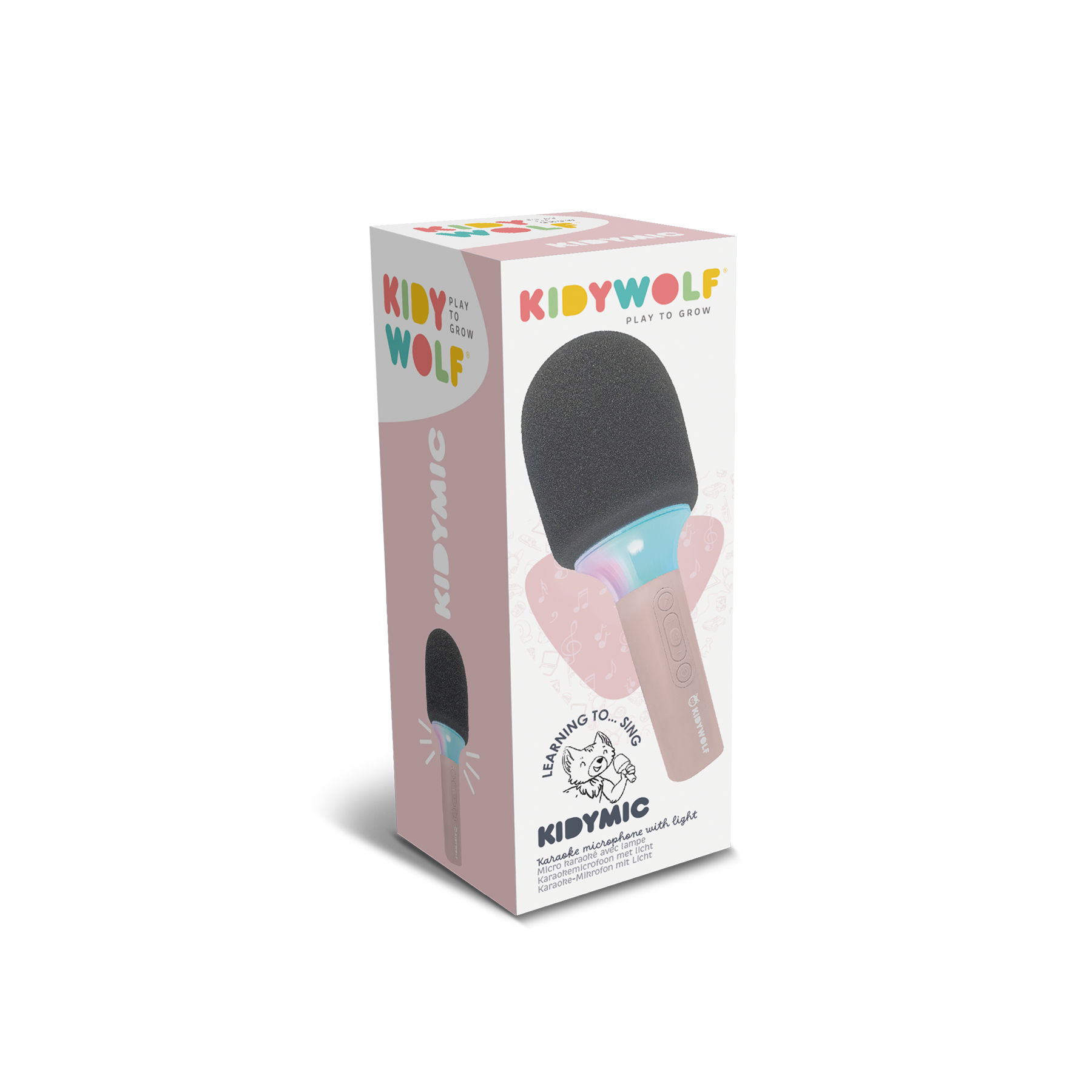 Kidymic Karaoke Microphone, Pink