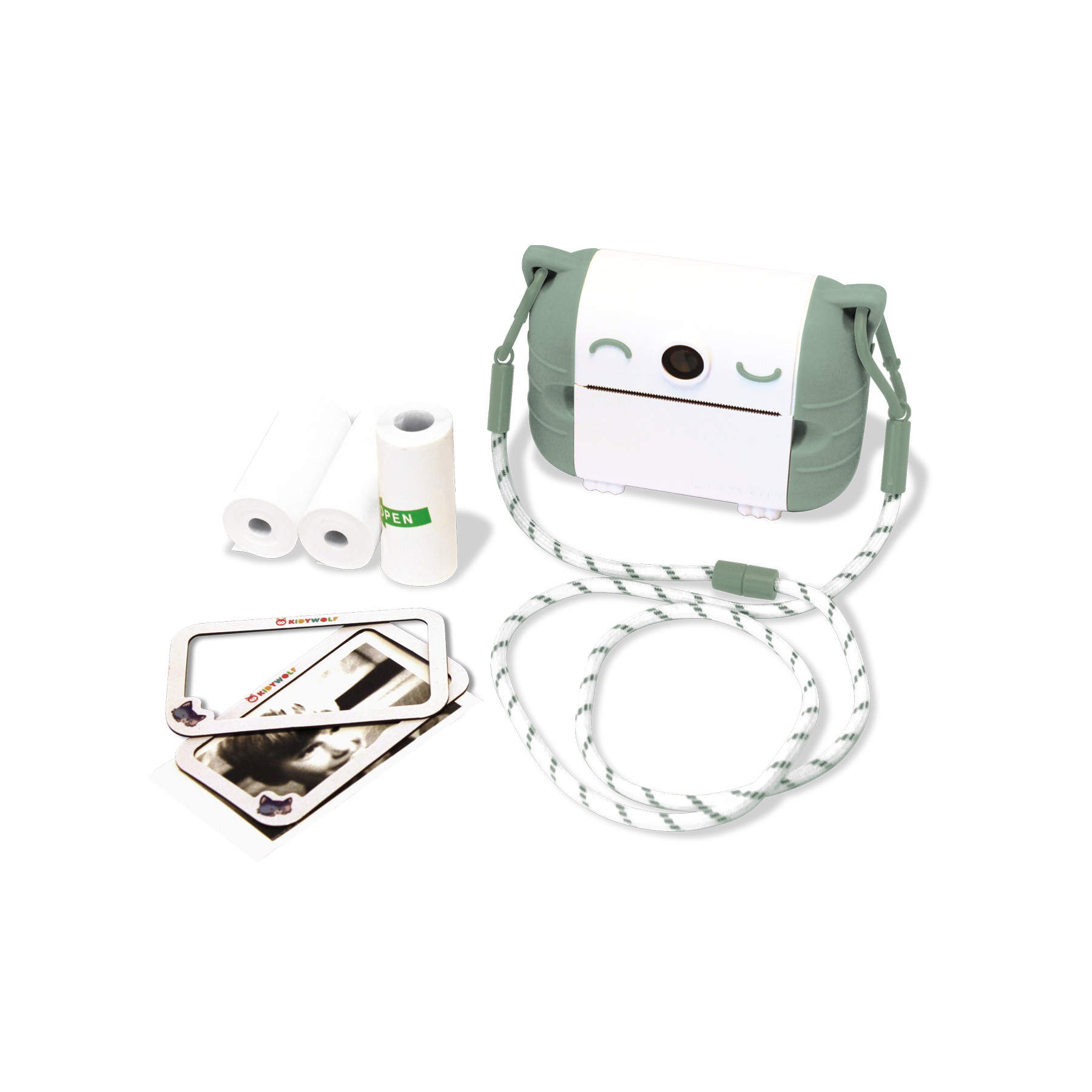 Kidyprint Thermal Printing Camera, Green