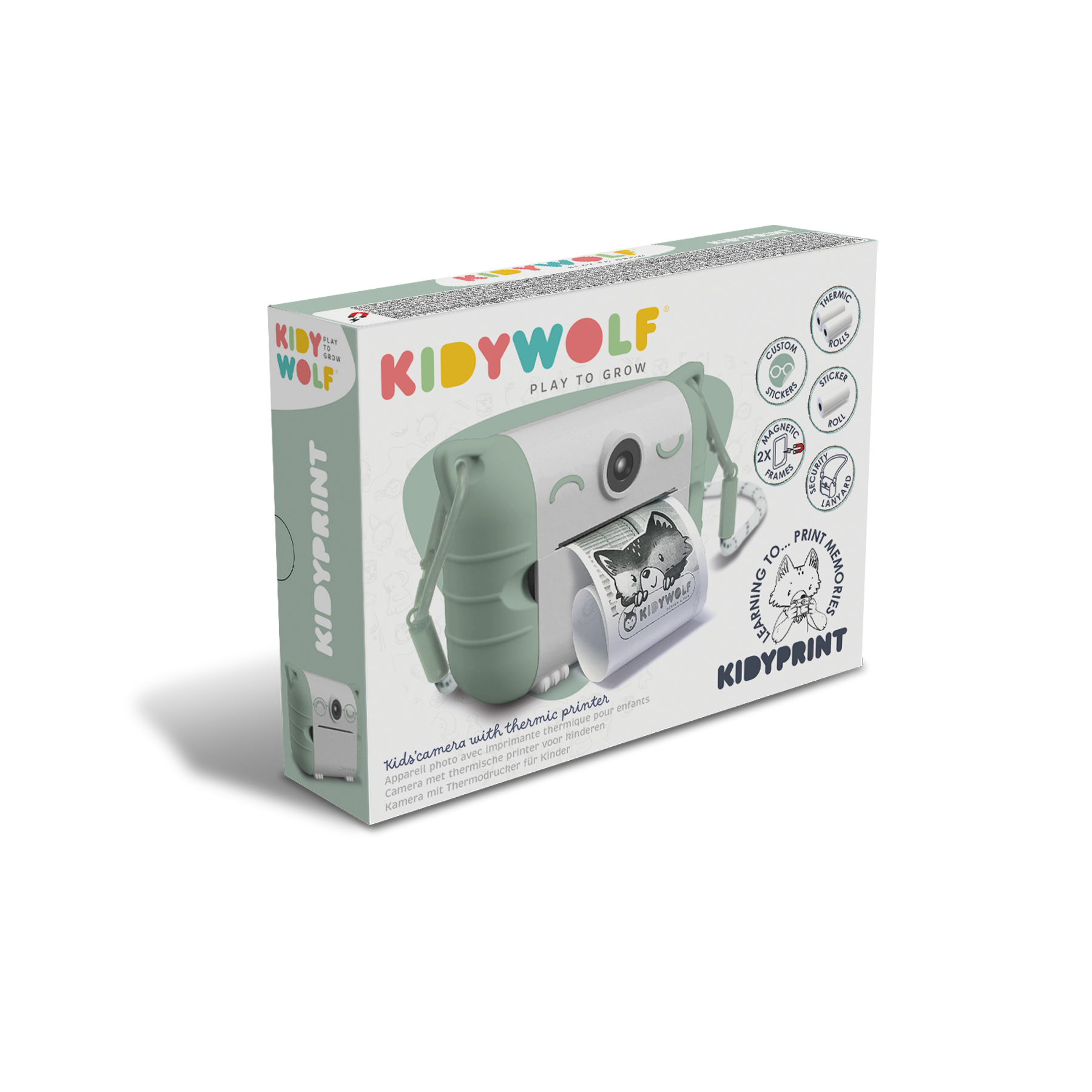 Kidyprint Thermal Printing Camera, Green