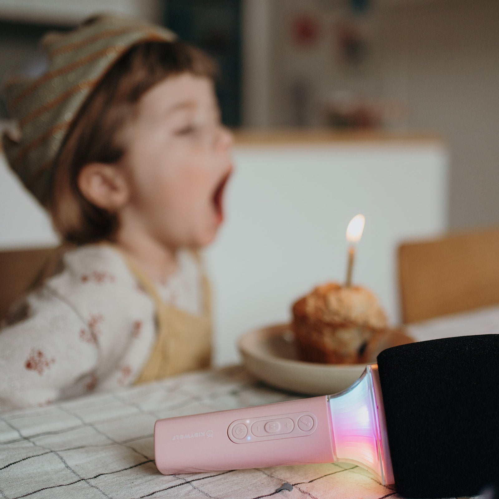 Kidymic Karaoke Microphone, Pink