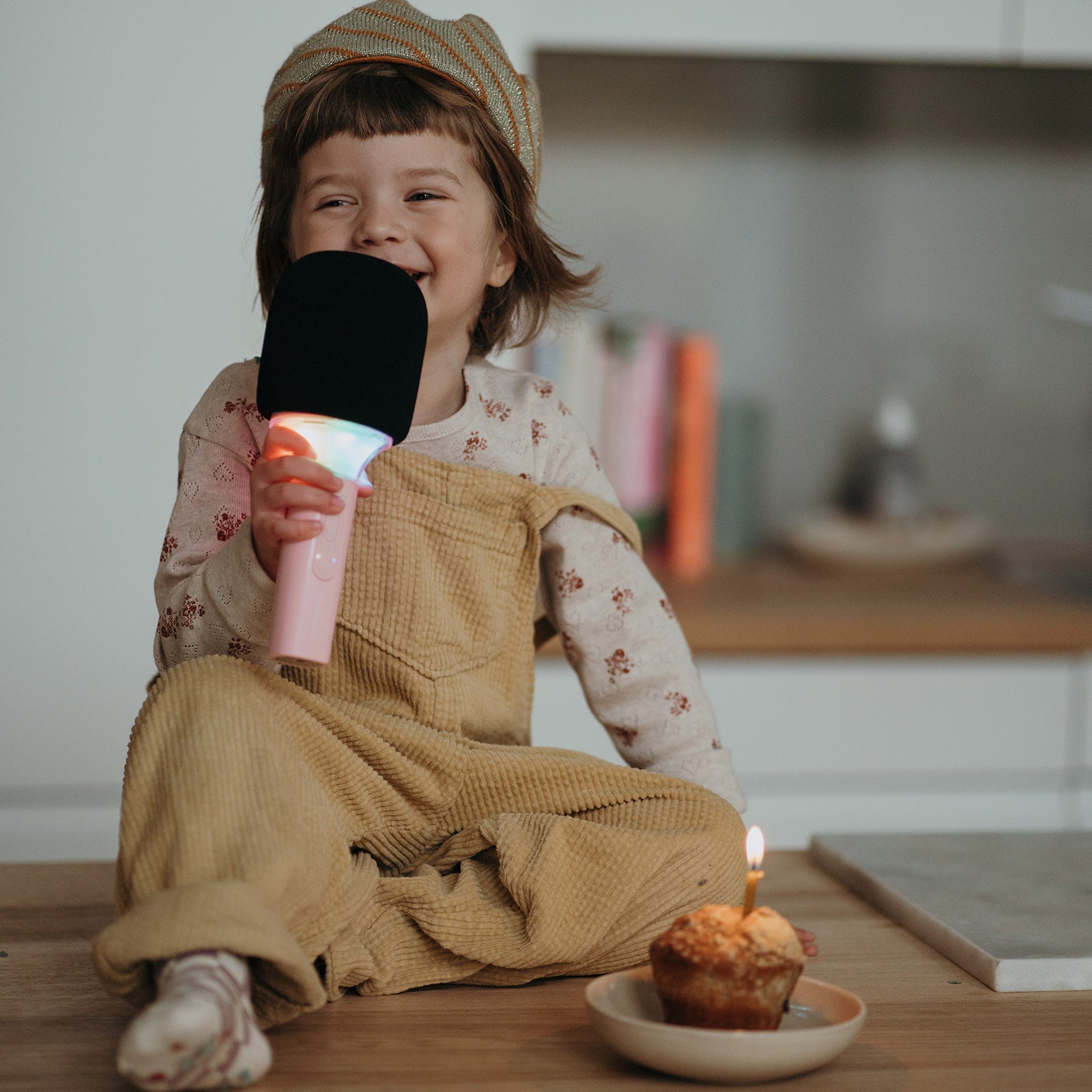 Kidymic Karaoke Microphone, Pink